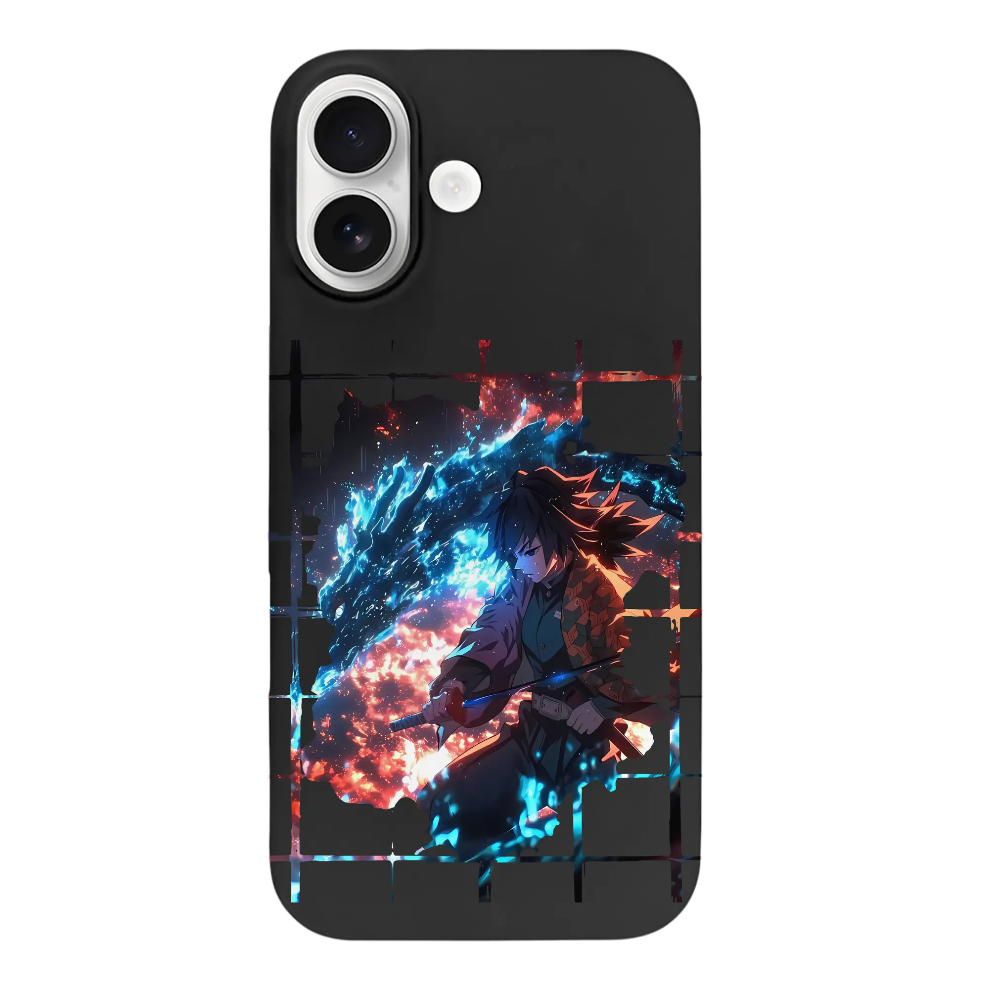 鬼滅の刃 グッズ,冨岡 義勇 - iPhone 17 シリーズ シリコンケース 薄型 耐衝撃 指紋防止 ソフトタッチカバー 精密フィット 傷防止 保護ケース iPhone 17/17 Air/17 Pro/17 Pro Max 対応